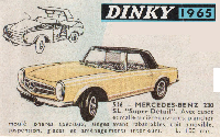 <a href='../files/catalogue/Dinky France/516/1965516.jpg' target='dimg'>Dinky France 1965 516  Mercedes 230SL</a>